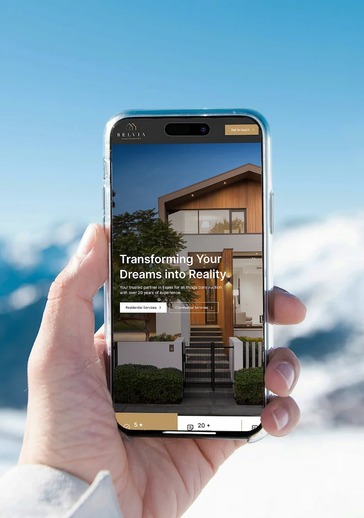Belvia Construction — case study preview