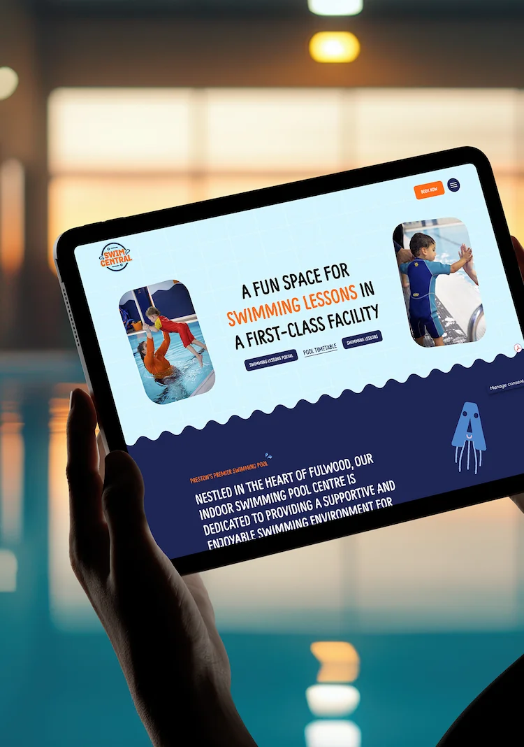 Swim Central — case study preview